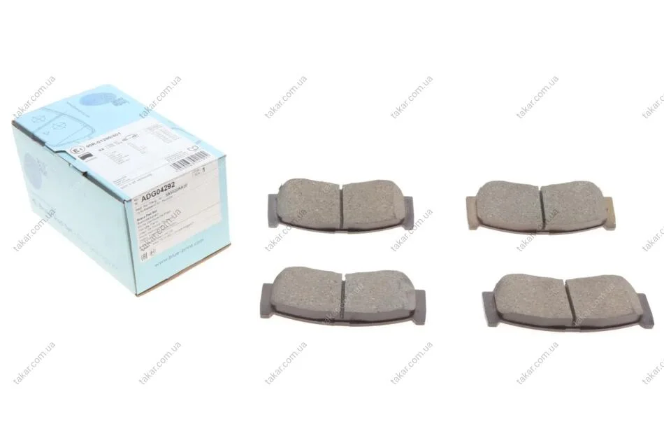 К-т колодок гальмівних BLUE PRINT ADG04292 (фото 1)