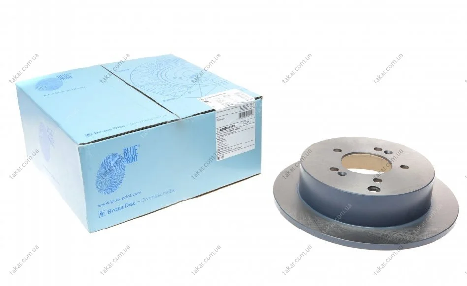 Диск тормозной задний Hyundai, KIA (выр-во Blue Print) BLUE PRINT ADG04345 (фото 1)