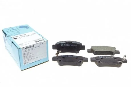 Тормозные колодки задние дисковые BLUE PRINT ADH24276
