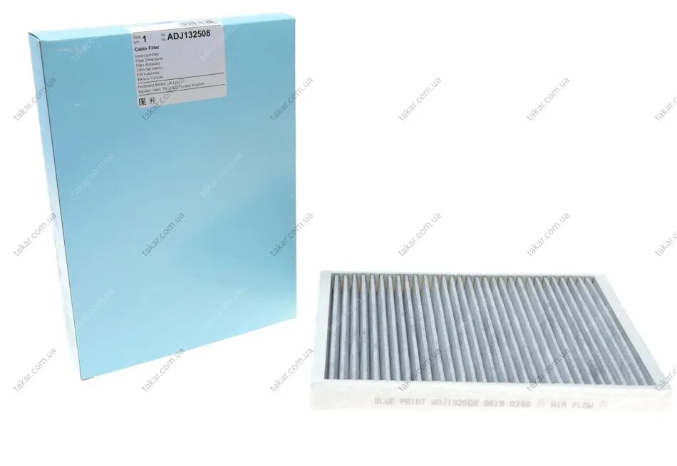Фільтр салону вугільний BLUE PRINT ADJ132508 (фото 1)
