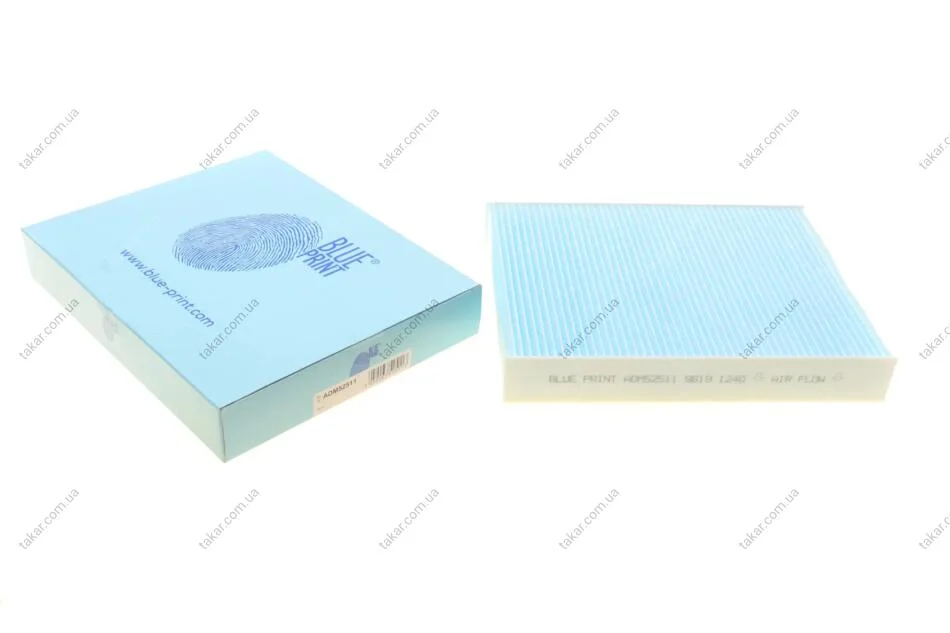 Фильтр салона тонкой очистки BLUE PRINT ADM52511 (фото 1)