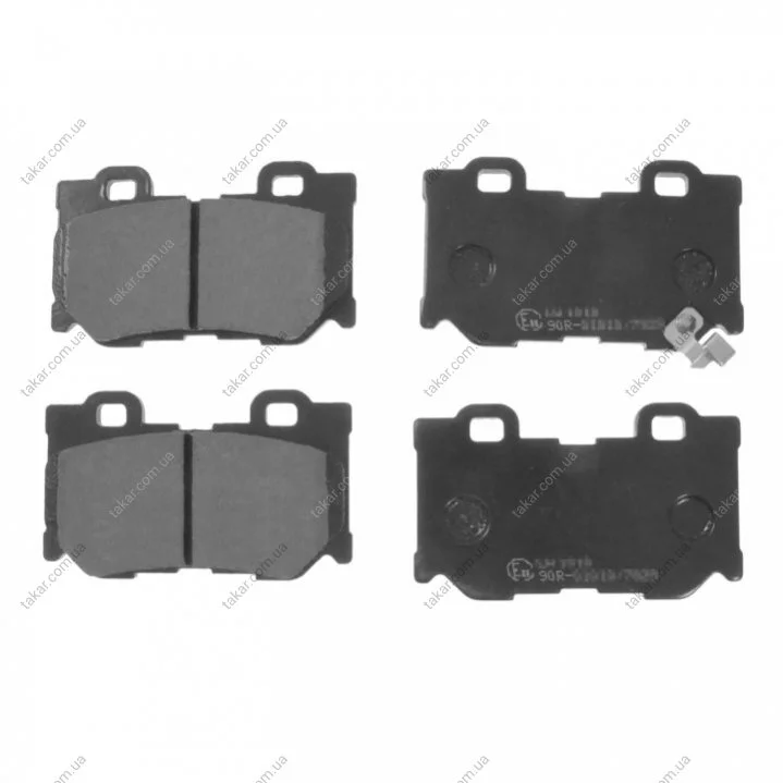 Комплект тормозных колодок из 4 шт. дисков BLUE PRINT ADN142149 (фото 1)