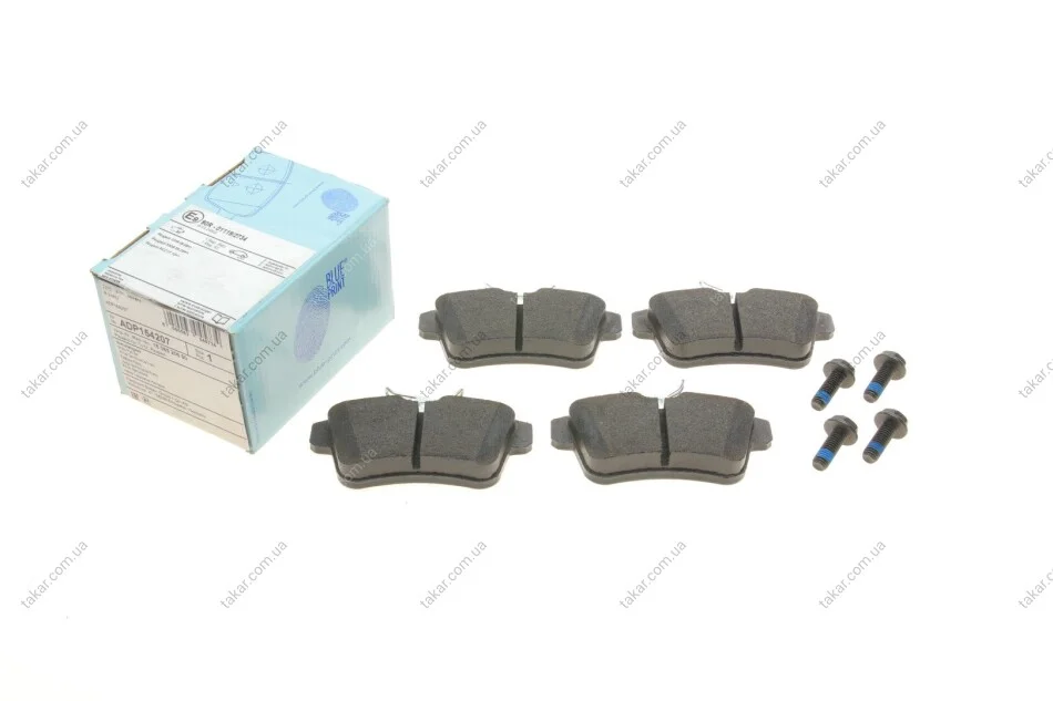 Тормозные колодки задние дисковые BLUE PRINT ADP154207 (фото 1)