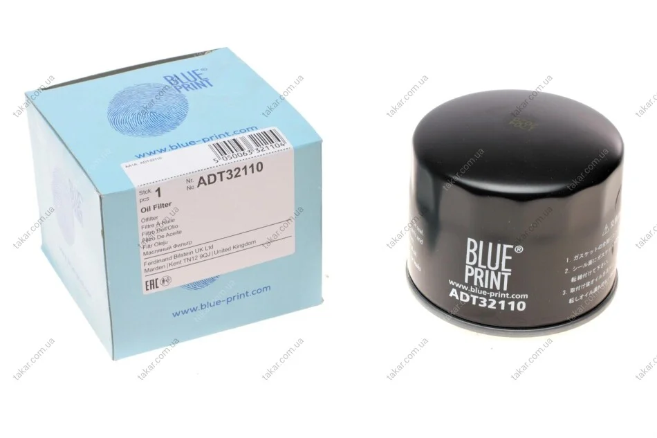 Фільтр мастильний BLUE PRINT ADT32110 (фото 1)