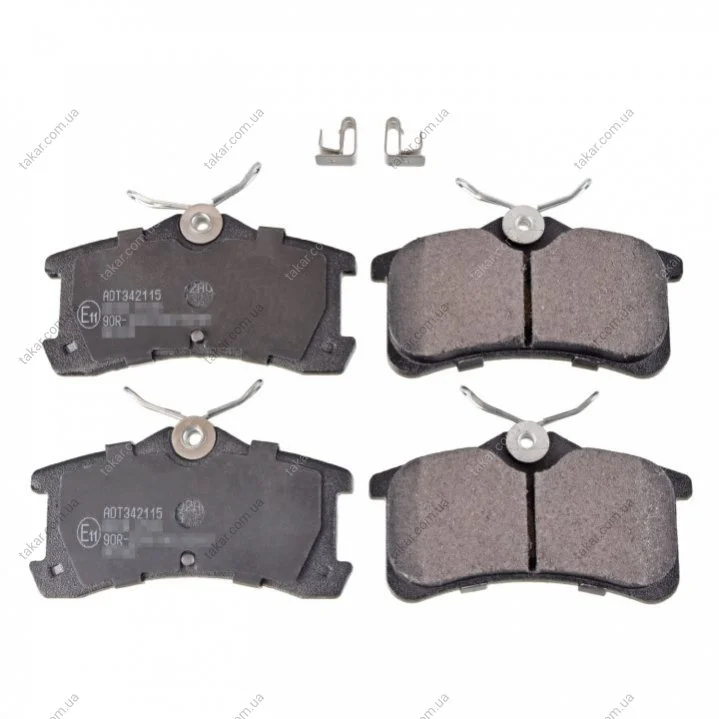Тормозные колодки задние дисковые BLUE PRINT ADT342115 (фото 1)