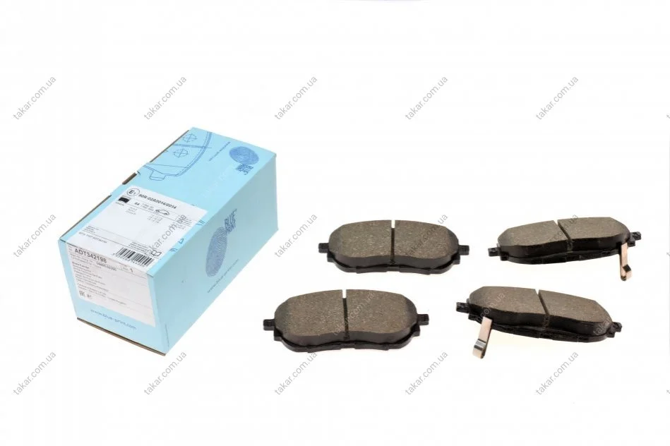 Тормозные колодки передние дисковые BLUE PRINT ADT342198 (фото 1)