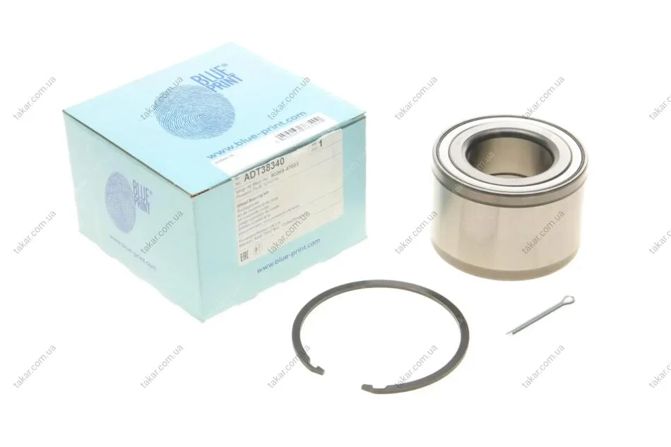 К-т подшипника ступицы BLUE PRINT ADT38340 (фото 1)