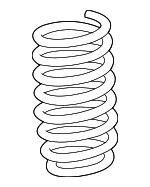Пружина подвески задняя винтовая BMW 33536851725