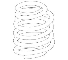 Пружина подвески задняя винтовая BMW 33538836791