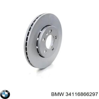 Торзмозной диск двухсторонний на передний мост вентилируемый 5 BMW 34116866297