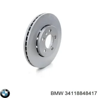 Торзмозной диск двухсторонний на передний мост вентилируемый 5 BMW 34118848417