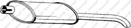 Глушник задній (вир-во Bosal) BOSAL 185-021