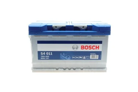 АКБ S4 SILVER 80 А*ч -/+ 740А BOSCH 0 092 S40 110