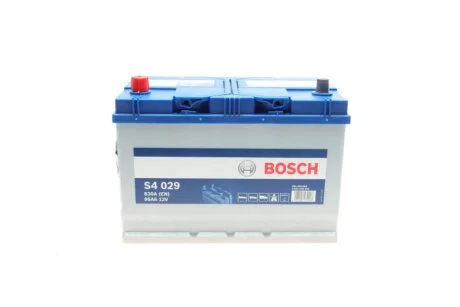 АКБ S4 ASIA SILVER 95 А*ч +/- 830A BOSCH 0 092 S40 290