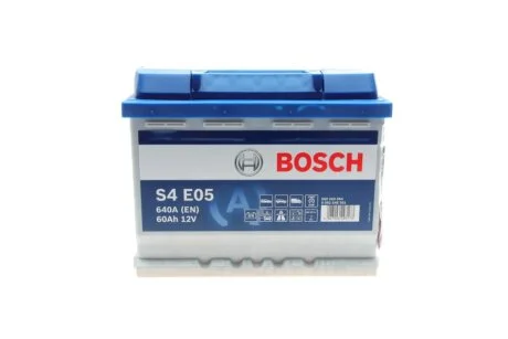 АКБ S4E (EFB) 60А*ч 640А система СТАРТ-СТОП BOSCH 0092S4E051