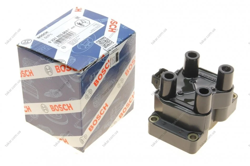 Катушка зажигания ВОЛГА BOSCH 0221503001 (фото 1)