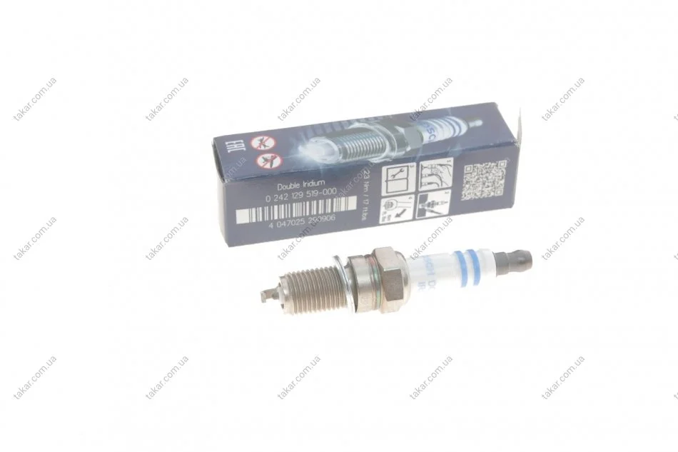 Свічка запалювання бензин іридій 1 шт BOSCH 0242129519 (фото 1)