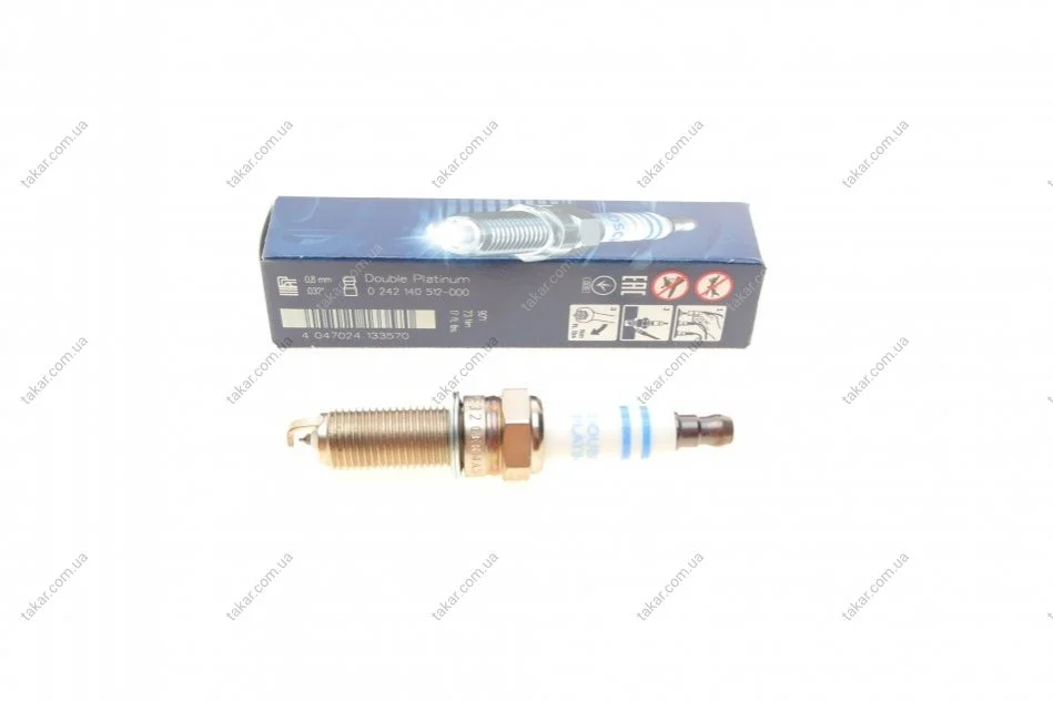Свеча зажигания бензин платина 1 шт BOSCH 0 242 140 512 (фото 1)