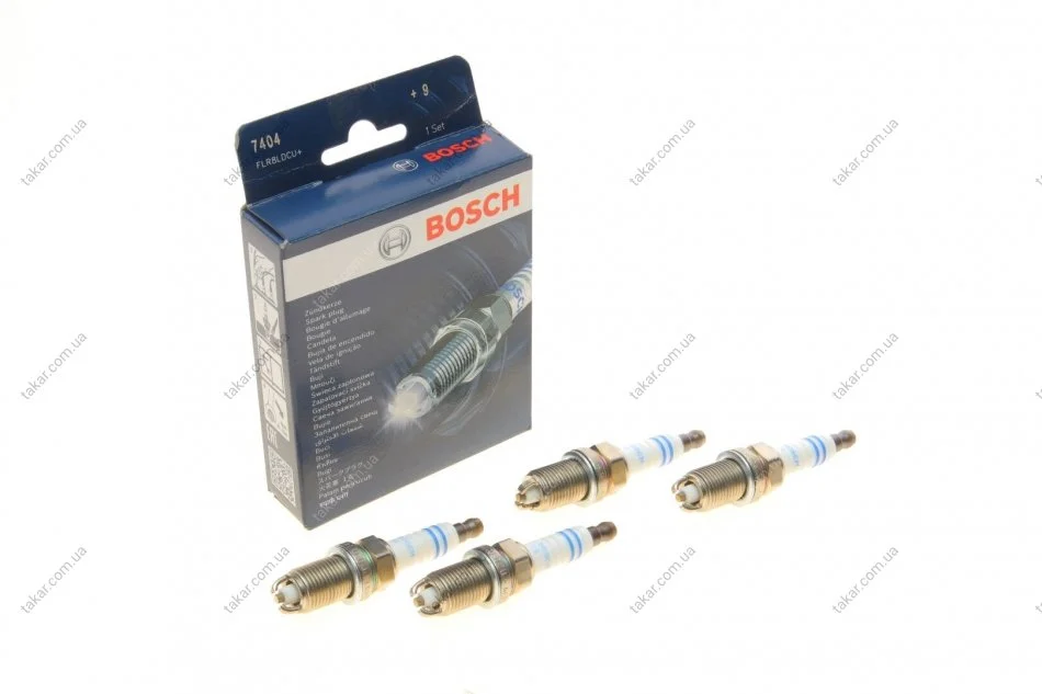 Свічка запалювання бензин нікель 2 шт BOSCH 0242229878 (фото 1)