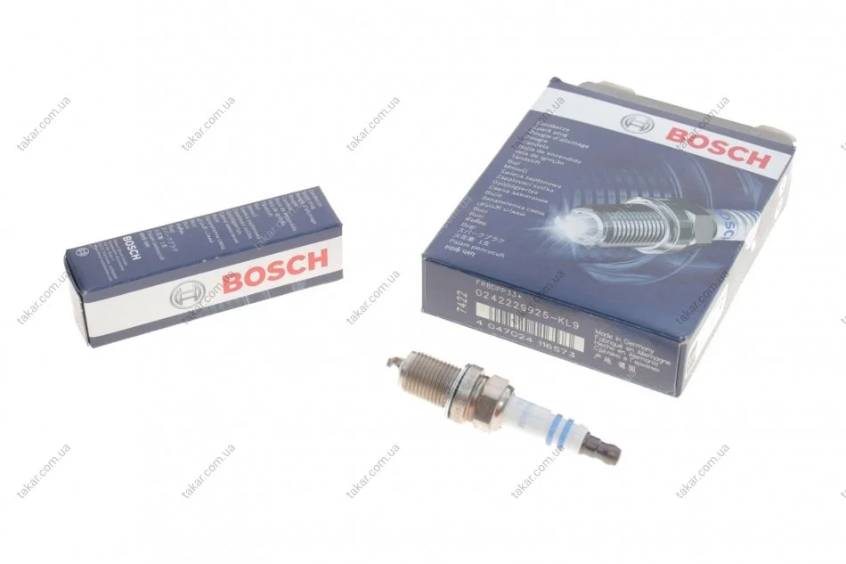 Свеча зажигания бензин платина 1 шт BOSCH 0242229925 (фото 1)
