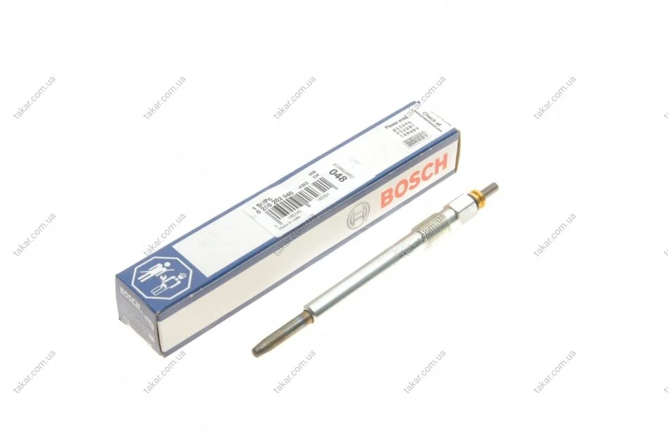 Свічка розжарювання 11V, 125мм BOSCH 0 250 202 040 (фото 1)