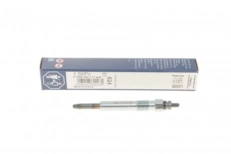 Свічка розжарювання 11V, 98мм BOSCH 0 250 202 131