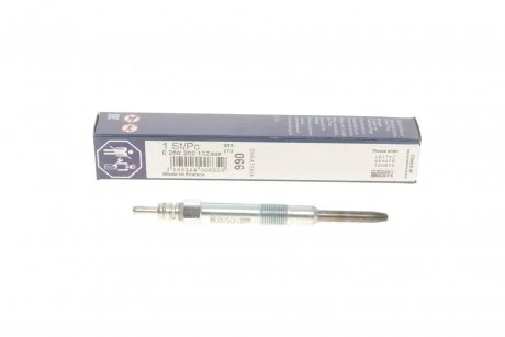 Свеча накаливания 11V, 109мм BOSCH 0 250 202 132