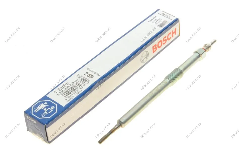 Свічка розжарювання 11V, 163мм BOSCH 0 250 403 022 (фото 1)