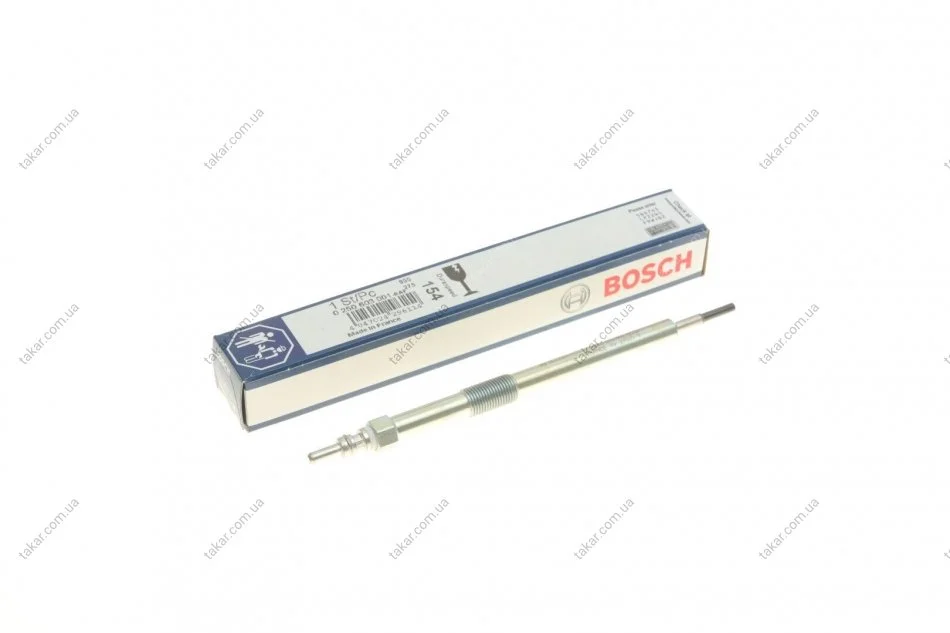 Свеча накаливания 7V, 163мм BOSCH 0 250 603 001 (фото 1)