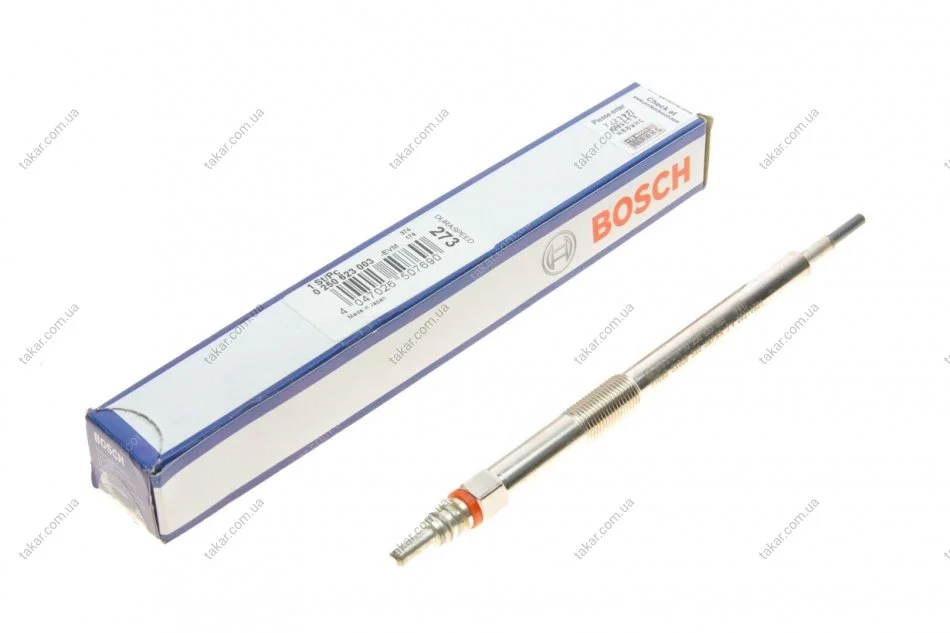 Свічка розжарювання 7V, 163мм BOSCH 0250623003 (фото 1)