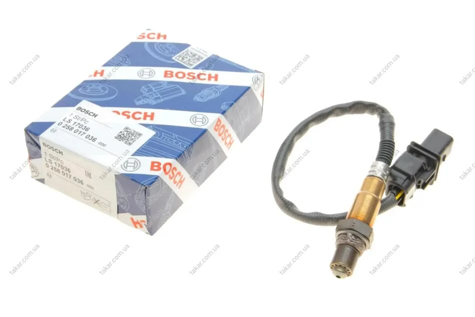 Лямбда зонд BOSCH 0 258 017 036 (фото 1)
