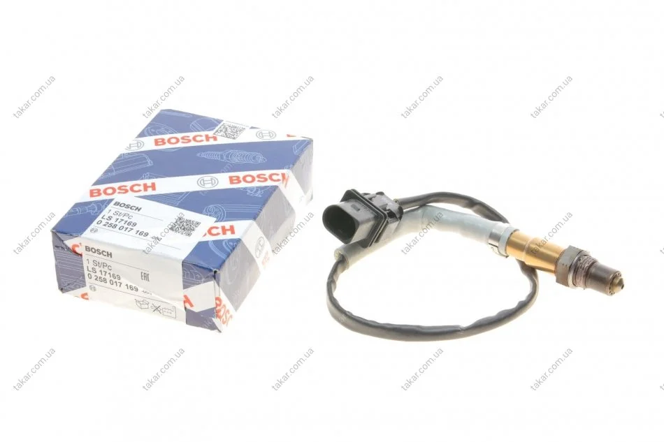 Лямбда-зонд AUDI/VW Q3/Tiguan \'\'2.0TSI \'\'07-16 BOSCH 0258017169 (фото 1)