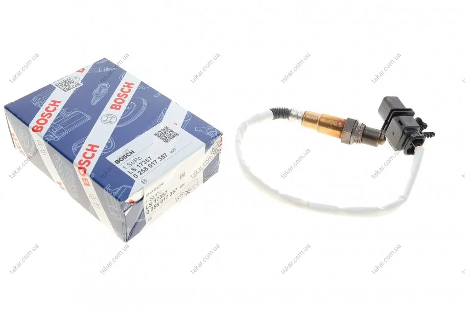 Лямбда-зонд 7357 Ford Focus 1.6 EcoBoost, Mondeo, Kuga BOSCH 0258017357 (фото 1)