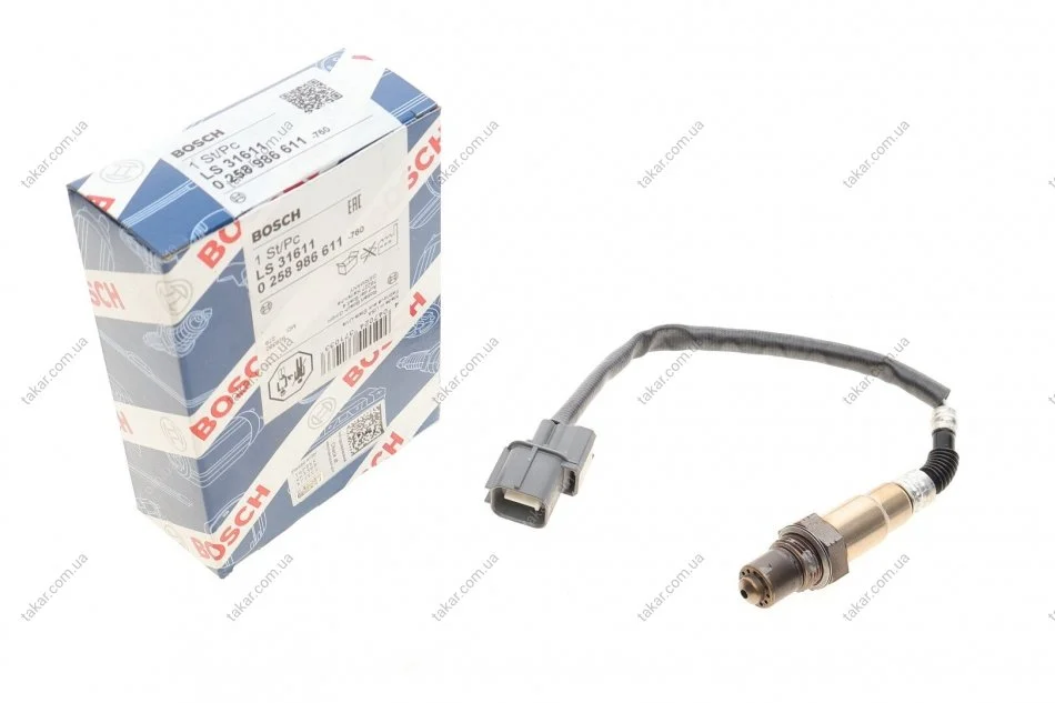 Лямбда-зонд BOSCH 0258986611 (фото 1)