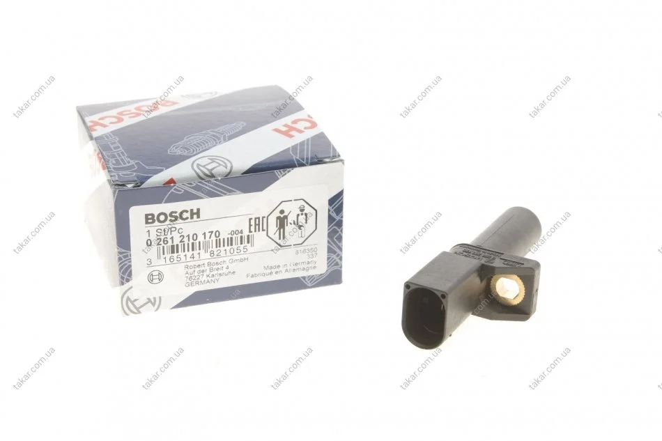 Датчик положения коленчатого вала BOSCH 0 261 210 170 (фото 1)