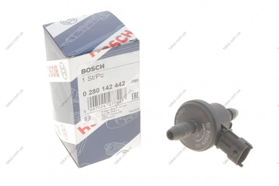 Клапан вентиляції паливного бака, повітряний BOSCH 0280142442 (фото 1)