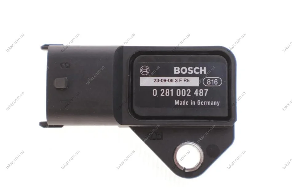 Датчик тиску у впускному колекторі. BOSCH 0 281 002 487 (фото 1)