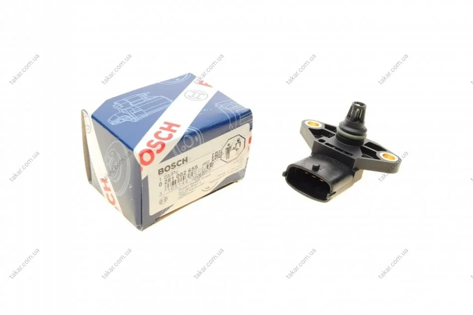 Датчик давления наддува BOSCH 0 281 002 655 (фото 1)