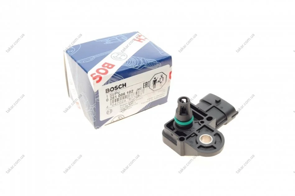 Датчик абсолютного тиску BOSCH 0 281 006 102 (фото 1)