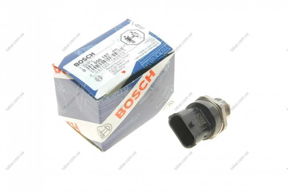 Датчик давления топлива BOSCH 0 281 006 187 (фото 1)
