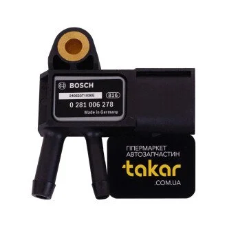 Датчик давления выхлопных газов BOSCH 0 281 006 278