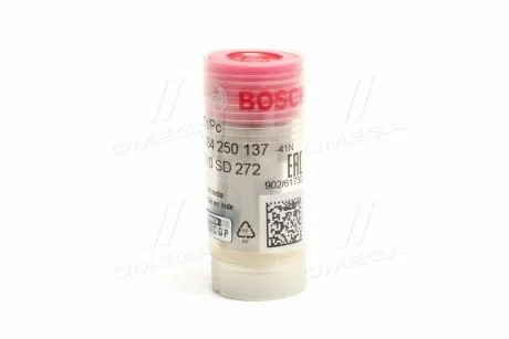 Розпилювач форсунки DN 0 SD 272 OPEL Kadett E/Ascona C 1.6D 3/82-1/89 (вир-во Bosch) BOSCH 0 434 250 137