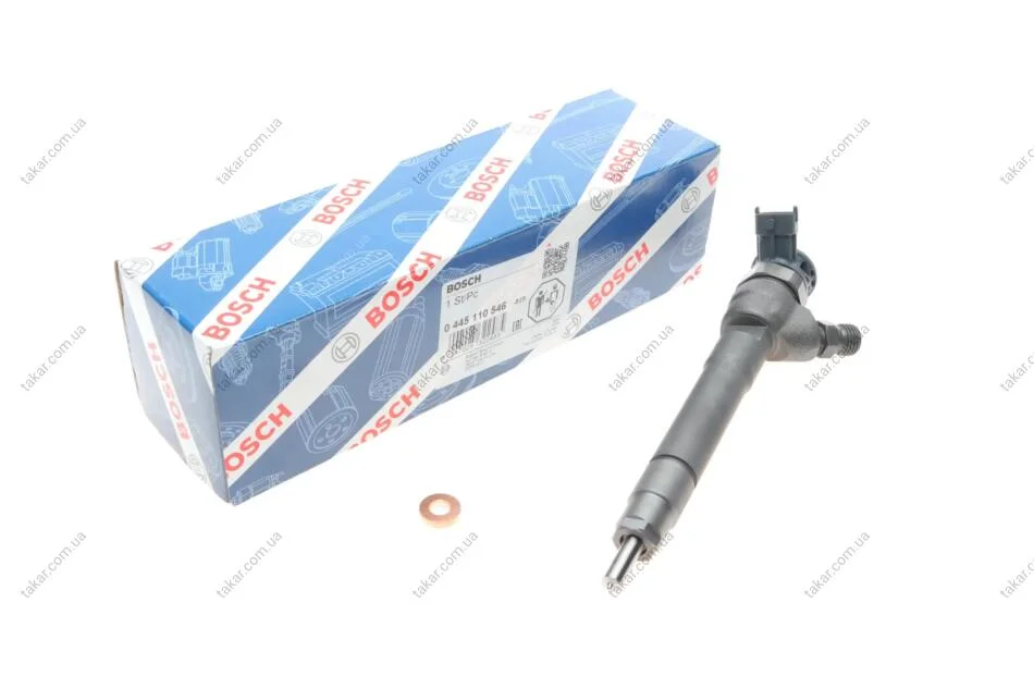Инжектор NISSAN/RENAULT Qashqai/X-Trail/Trafic III/Meagne IV 1.6dci \'\'15>> BOSCH 0445110546 (фото 1)