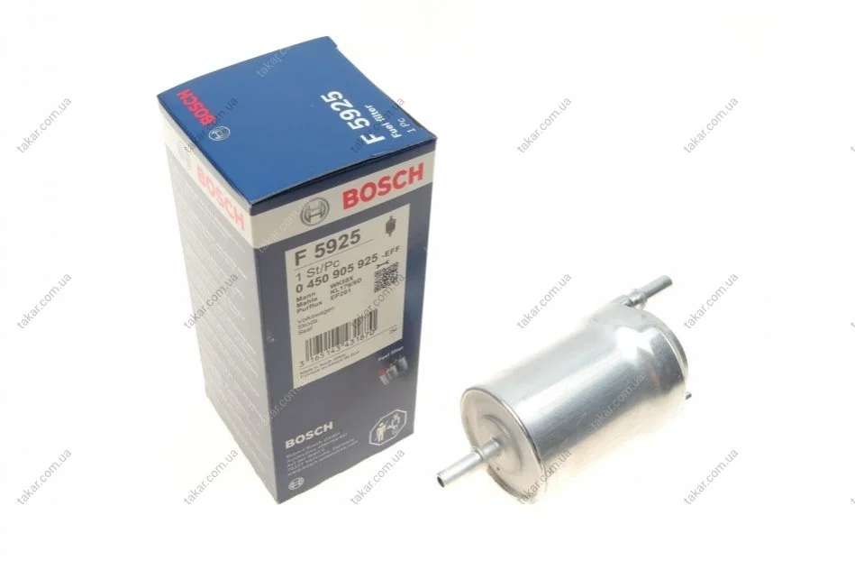 Топливный прямоточный фильтр бензин BOSCH 0 450 905 925 (фото 1)