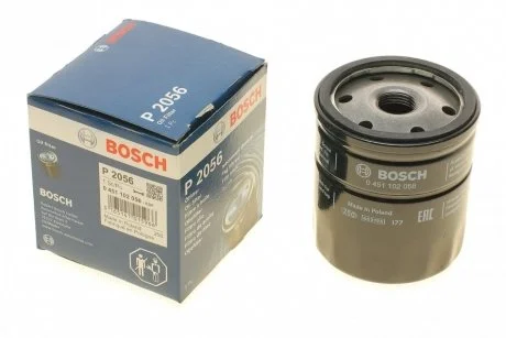 Масляний фільтр гвинт накручуваний BOSCH 0 451 102 056