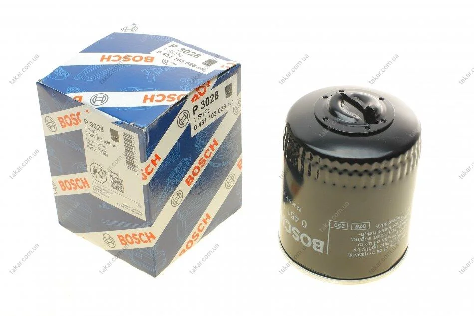 Масляний фільтр (вир-во Bosch) BOSCH 0451103028 (фото 1)