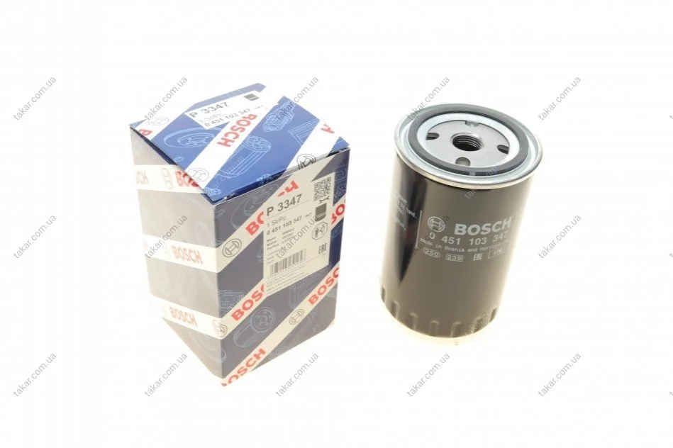 Масляний фільтр гвинт накручуваний BOSCH 0 451 103 347 (фото 1)