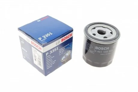 Масляний фільтр гвинт накручуваний BOSCH 0 451 103 351