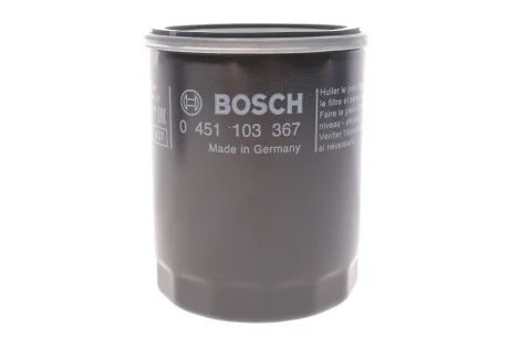 Масляный фильтр винт накручеваемый BOSCH 0 451 103 367
