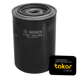 Масляний фільтр гвинт накручуваний BOSCH 0 451 104 005